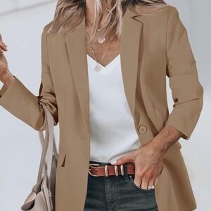 Cicy Bell med Womens Casual Blazers Long Sleeve Work Office Suit Jackets Box 4